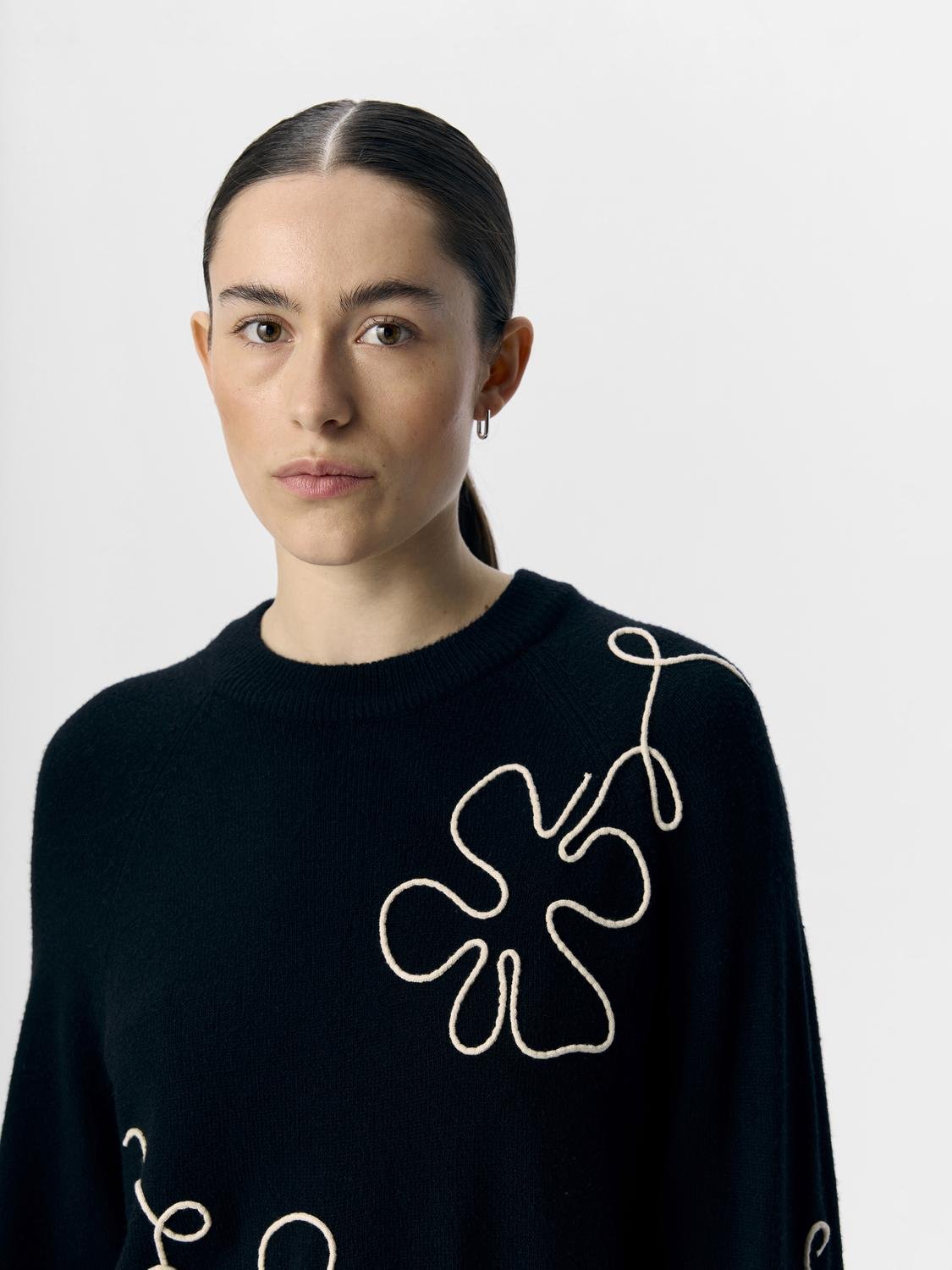 OBJLANEY Pullover - Black - VERO MODA & VILA Bergvik